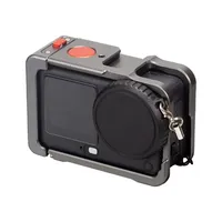 HONDAK para DJI Osmo Action 6, Carcasa de Aluminio para Cámara, Anti-Caídas, con Interfaz de Liberación Rápida de 1/4 y Soporte para Accesorios