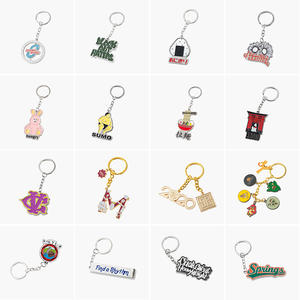 प्रचार कीरिंग कस्टम 2 डी 3 डी लोगो धातु कुंजी श्रृंखला हार्ड सॉफ्ट एनमेल कीचेन कस्टम लोगो कार्टून प्यारा कुंजी श्रृंखला - Product Image 1