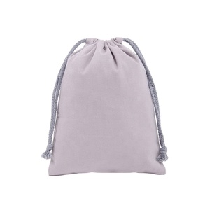 Blank Plain Natural White Eco-friendly Christmas Dust <b>Bags</b> Small Organic Cotton <b>Canvas</b> Pouch <b>Drawstring</b> Custom Size Custom - Product Image 2