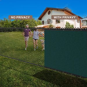 Clôture de protection de la vie privée, Panneaux de clôture extérieure, Barrière pare-vent en maille pour jardin - Product Image 3