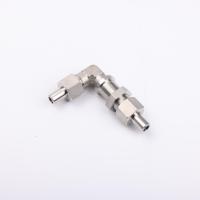Raccord hydraulique haute pression 6C9 JIC à 90 degrés, connecteur traversant, norme SAE J514, en acier inoxydable forgé