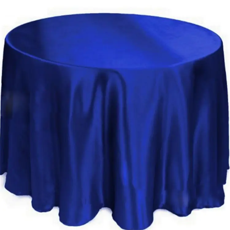 2021 Wholesale Elegant Solid Table Cloths Satin Tablecloths for Wedding Event Party Hotel Decoration