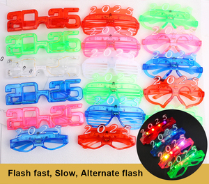 Party Led Glow Glasses <b>Light</b> up <b>Flash</b> Festival Cheering Pub Crawl Bar Bounce Prop Eve Wholesale New Year 2025 - Product Image 1