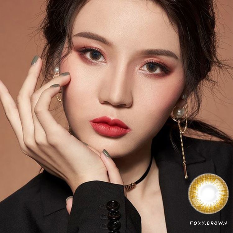 Realcon Fancylook Fresh Color Sweety Contact Lenses Big Eye Colored Contacts Eye Lens Color Contact Lens Supplier