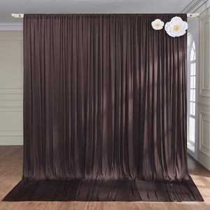 Tenda Decorativa in Spandex per Eventi, Oltre 80 Colori, per Arco Fotografico, Palcoscenico, Sfondo Marrone per Celebrazioni e Compleanni - Product Image 2