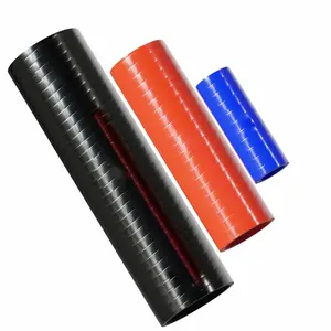 High automotive performance direct temperature turbocharger flexible silicone rubber hose red