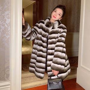 <span class=keywords><strong>Abrigo</strong></span> <span class=keywords><strong>de</strong></span> <span class=keywords><strong>piel</strong></span> auténtica <span class=keywords><strong>de</strong></span> lujo para mujer, <span class=keywords><strong>abrigo</strong></span> <span class=keywords><strong>de</strong></span> <span class=keywords><strong>piel</strong></span> <span class=keywords><strong>de</strong></span> conejo y <span class=keywords><strong>nutria</strong></span> auténtica para mantener el calor - Product Image 2