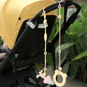 Cinghie di Sicurezza in Silicone Estensibili e Regolabili per Ciuccio e Giocattoli per Bambini, <span class=keywords><strong>Accessori</strong></span> per <span class=keywords><strong>Passeggino</strong></span> - Product Image 5