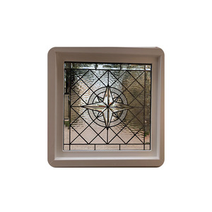 Tấm Kính Hai Lớp Màu Kim Cương Vát Vát Cửa Sổ Kính Có Họa Tiết Bong Bóng Gợn Nước Kiểu Cổ Kính Trang Trí Mặt Kính Chì Vát - Product Image 3