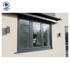 Prima fenêtre rectangulaire fixe <span class=keywords><strong>baie</strong></span> vitrée en aluminium <span class=keywords><strong>grande</strong></span> fenêtre fixe et à battant pour maison - Product Image 4