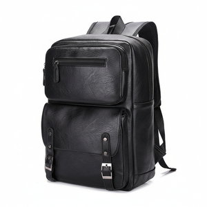 Mochila para Portátil de Moda Unisex de Lujo al por Mayor, Impermeable, de Cuero PU, Forro de Poliéster, Cierre de Cremallera, Capacidad Personalizable - Product Image 1