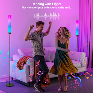 <span class=keywords><strong>Compra</strong></span> al por Mayor 360 °   Lámpara de Pie Cilíndrica LED Inteligente Moderna, Minimalista, con Control por Voz y App, Iluminación Uniforme, para Sala de Juegos - Product Image 6