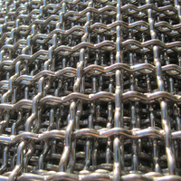 Maille filtrante carrée tissée ondulée en acier inoxydable 304, 4x8 pieds, 10x10 mm, 100x100, 18, calibre 10, Philippines