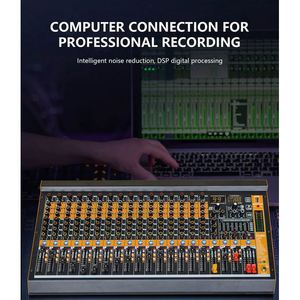 Professional 16 Channel Audio Mixer With <b>Bluetooth</b> <b>USB</b> And 99 Dsp Effects - Product Image 2