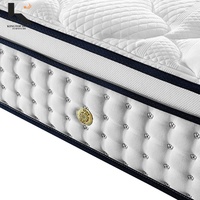 Bestseller Moderne Komfortable Taschenfederkernmatratze aus Strickstoff Komprimierter Memory-Schaum Atmungsaktiv für Hotel Schule Schlafzimmer
