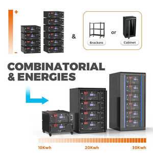 Nouveauté Batterie de secours domestique au lithium-ion 51,2 V 48 V 200 Ah 10 kW Lifepo4 5 kW 10 kW 15 kW 200 Ah 280 Ah Système solaire Stockage d'énergie - Product Image 4