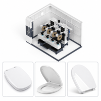 Machine de polissage servo CNC à 4 stations pour sièges de toilettes |   Équipement de polissage automatique multi-angles sans poussière