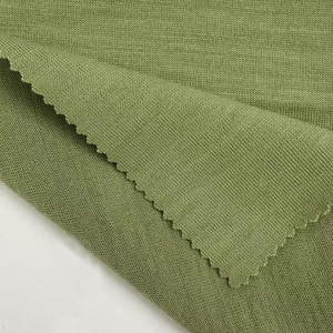 100% mềm Merino Len Jersey vải 17 micron 93.5% len 6.5% SP 140gsm cao cấp chất liệu dệt cho quần áo trẻ em dệt kim dày - Product Image 6