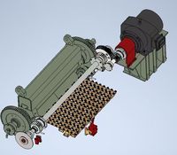 Machine de découpe volante à manivelle pour tôles métalliques, avec moteur, roulement et boîte de vitesses, pour l'industrie sidérurgique