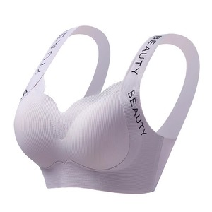 Reggiseno push-up senza ferretto da donna, <span class=keywords><strong>bralette</strong></span> a copertura totale anti-cedimento, intimo traspirante e confortevole senza cuciture per tutti i giorni - Product Image 5