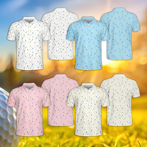 All Over Print <b>Golf</b> Pattern Polo Shirt Men <b>Women</b> Quick Dry Performance Custom <b>Golf</b> Team Country <b>Club</b> Polo - Product Image 3