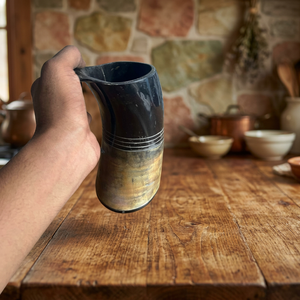 Latest Arrival Eco-Friendly Waterproof Polished Ox Buffalo Horn Mug Handmade Natural Shape Decorative Custom Engraved <b>Logo</b> - Product Image 1