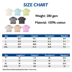 T-shirt streetwear personnalisé délavé à l'acide pour homme 100% coton T-shirt vintage surdimensionné avec logo Hip Hop - Product Image 3