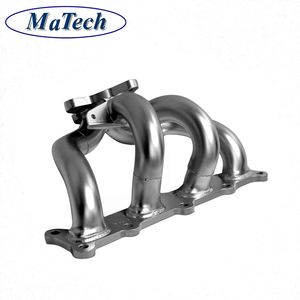 MATECH की आपूर्ति स्टेनलेस स्टील कास्ट <span class=keywords><strong>3</strong></span> सिलेंडर टर्बो निकास कई गुना - Product Image 4