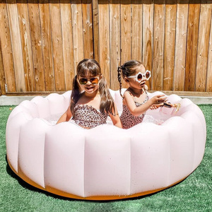 Piscine gonflable OEM personnalisée, nouveau design unique, grande piscine à 3 anneaux pour jardin, piscine à <span class=keywords><strong>pataugeoire</strong></span> extérieure, <span class=keywords><strong>aire</strong></span> <span class=keywords><strong>de</strong></span> <span class=keywords><strong>jeux</strong></span> publique SL-353 - Product Image 2