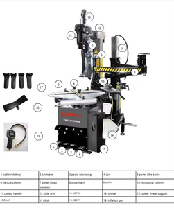 Equipo de Reparación de Automóviles LAUNCH, Combo de Desmontadora de Neumáticos, Balanceadora de Ruedas, Elevador de Autos, Alineadora de Ruedas, Compresor de Aire - Product Image 3
