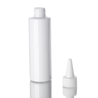 Daxiang bouteille en plastique à bouche tranchante Pet bouteille d'huile pour cheveux en plastique à embout vissé à bec torsadé bouteille à bouchon supérieur