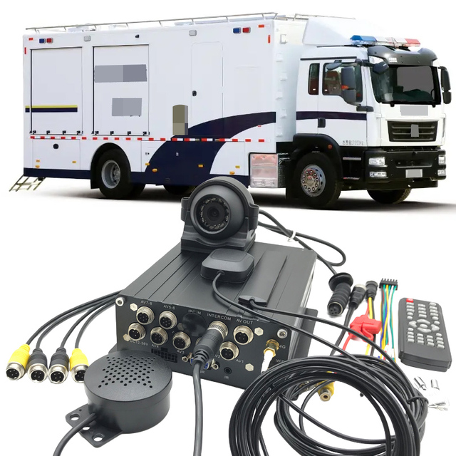 AI DMS 8CH 4G GPS HDD Remote Monitoring MDVR Truck Bus Car Black Box Recorder