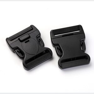 Plastic Snap Buckle 38mm Adjustable Black For <b>Backpack</b> Bag <b>Straps</b> DIY Accessories - Product Image 1