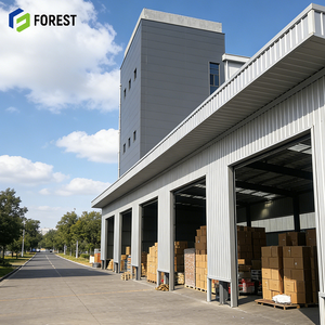 Entrepôt logistique commercial clé en main à haute capacité de chargement, structure en acier préfabriquée - Product Image 1