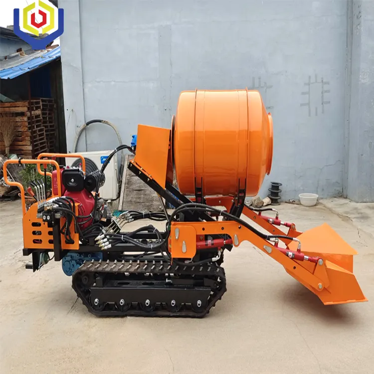 Bán Hot Crawler loại trộn bê tông xe tải trống trộn bê tông tự tải bê tông máy móc