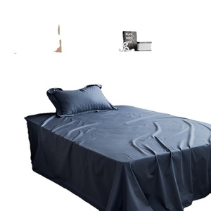 Bộ ga trải giường cao cấp chất liệu lụa tơ tằm, chất liệu cotton 100%, trang trí nhà cửa, kích thước King Size, kèm vỏ gối, bộ ga trải giường siêu lớn - Product Image 1