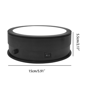 Piattaforma Girevole Elettrica 15cm/20cm con Luce LED, Tavolo Rotante per Servizi Fotografici - Product Image 4