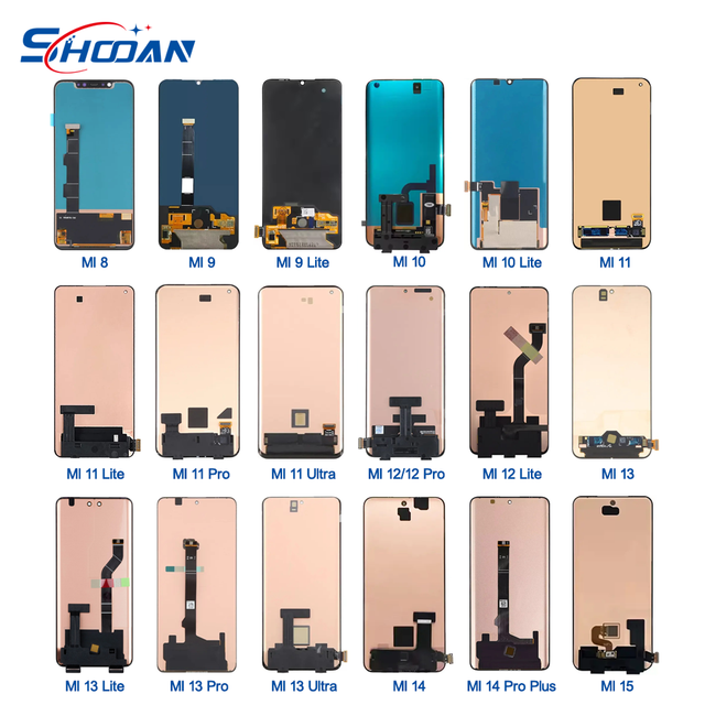 Original for XiaoMi Mi 8 9 10 Lite 11 12 13 Pro 14 15 Ultra 4G 5G AMOLED Display Screen Mobile Phone LCD Touch Panel Digitizer