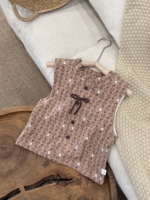 Gilet thermique pour enfants en gros, prêt à l'emploi, double couche, coton, élasthanne, doublure en soie et laine, veste sans manches unisexe, stock important disponible