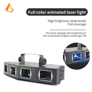 AICPOSE Spectacle Scénique Animation Rgb Dj Disco Lumière Laser Quatre Trous <span class=keywords><strong>Lasercube</strong></span> pour Club Lumières Laser Pleine Couleur - Product Image 4