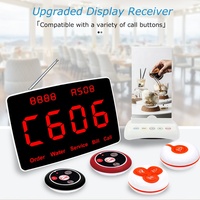 Café Service d'invité radiomessagerie hôpital infirmière Buzzer vibrant montre-bracelet étanche sans fil bouton d'appel système téléavertisseur Restaurant