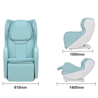 Mini fauteuil inclinable de massage à gravité zéro coréen, petite unité d'application corporelle, fauteuil de stade de massage chauffant disponible en gros