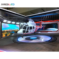 Pantalla Led de pared con efecto 3D P3.91mm, Panel portátil de inmersión 4K 8K, pantalla de fondo de estudio de grabación Virtual Visual