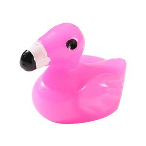 Nuevos flamencos micro paisaje DIY bonsái suculentos pequeños adornos artesanías de resina accesorios de paisaje artesanía de resina animal - Product Image 5