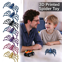 Nouvelle figurine d'araignée articulée imprimée en 3D de 12 cm, avec articulations mobiles, jouet anti-stress coloré pour enfants, collection, décoration de bureau, fête à thème farce
