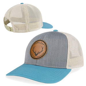 गर्म बिक्री रिक्त पुरुषों की कस्टम जाल बेसबॉल टोपी चमड़े के पैच के साथ सादा स्नैपबैक रिचर्डसन 112 ट्रकर टोपी - Product Image 6