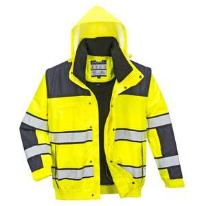 PORTWEST - C466YNRXL Veste classique haute visibilité jaune/bleu marine-EAN 5036108304851 HI-VIS WORKWEAR - Product Image 1
