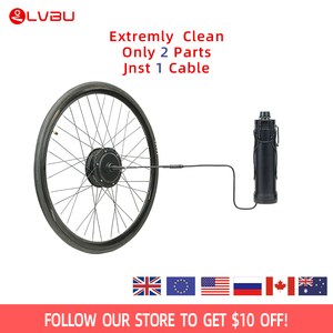 Kit de bicicleta eléctrica resistente al agua, rueda delantera/trasera para bici eléctrica de 500w con batería, 27,5 pulgadas, 16-29 pulgadas, 700c - Product Image 2