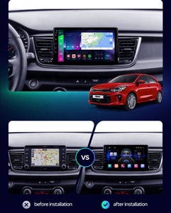 Không dây Carplay <span class=keywords><strong>4</strong></span> + 64GB <span class=keywords><strong>Android</strong></span> 13 cho KIA RIO YB KX chéo 2016-2020 <span class=keywords><strong>Car</strong></span> Stereo đài phát thanh GPS Wifi BT - Product Image 2