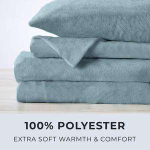 Nantong nhà máy dệt thiết lập siêu sang trọng và ấm cúng ấm áp tấm ga trải giường thiết lập sâu túi thêm mềm Micro Fleece 4Pcs tấm thiết lập - Product Image 4